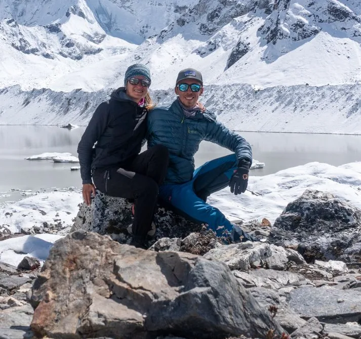 Emma et Antoine en montagne